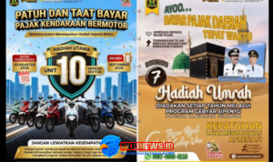 Sukabumi Mubarokah, Asep Japar Hadiah Motor dan Umroh untuk Warga Taat Pajak