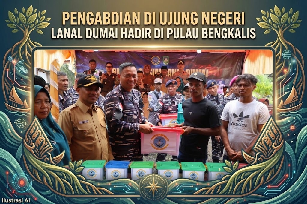 Pengabdian Di Ujung Negeri Lanal Dumai Hadir Di Pulau Bengkalis