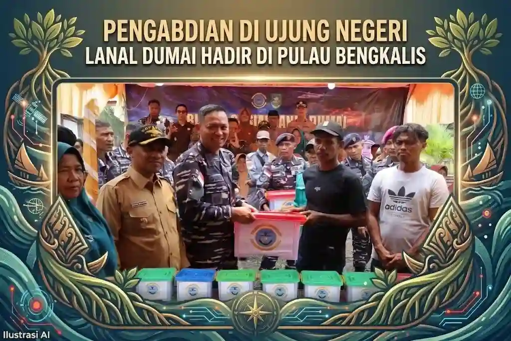 Pengabdian Di Ujung Negeri Lanal Dumai Hadir Di Pulau Bengkalis