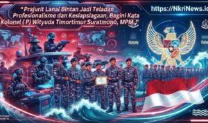 Prajurit Lanal Bintan Jadi Teladan Profesionalisme dan Kesiapsiagaan, Begini Kata Kolonel Laut (P) Wityuda Timortimur Suratmono, MPM.,”
