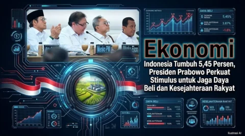 Dua Tahun Prabowo Ekonomi Indonesia Tumbuh 5,45 Persen Tertinggi Di G20